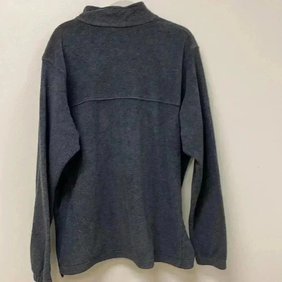 COLUMBIA black 1/4 zip fleece jacket. Size XL. Work casual vacation cold warm - Picture 2 of 6